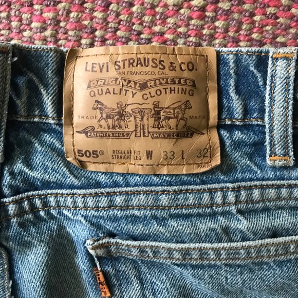 VINTAGE Levi's 100% Cotton Denim - Picture 3 of 5